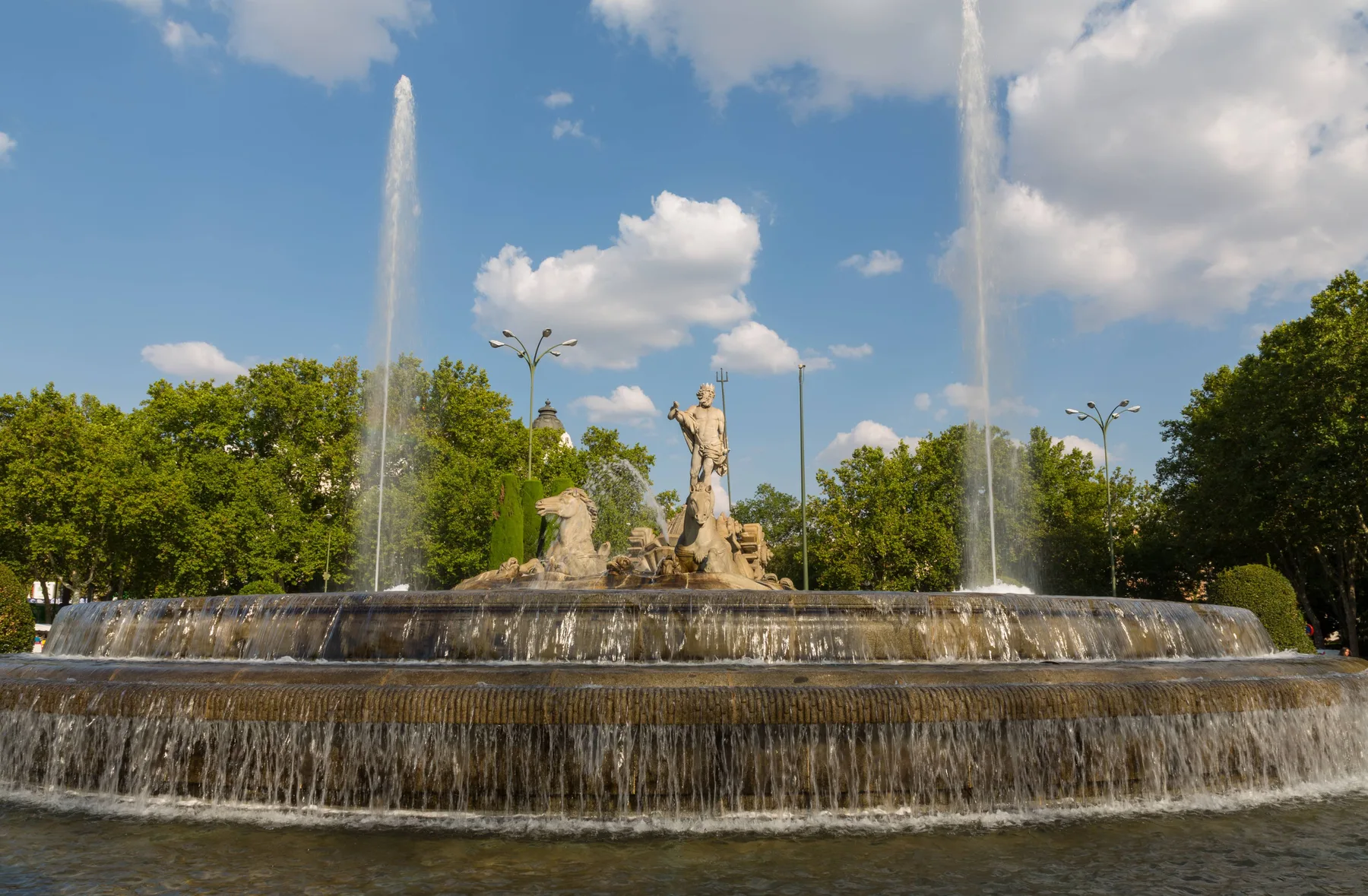 Fuente de Neptuno en Madrid